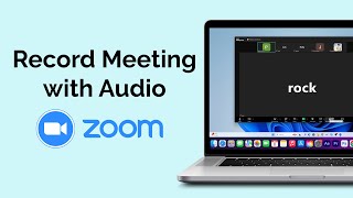 How To Record Video In Zoom Meeting On Laptop With Audio [upl. by Mansoor496]