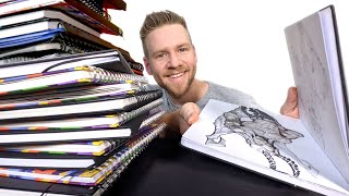 My Ultimate Sketchbook Tour [upl. by Bradman]