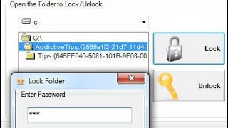 How To Lock Folder In Windows 7  File lock kaise kare [upl. by Robb]