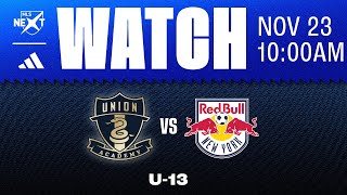 Philadelphia Union Academy U13 vs NY Red Bull 112324 [upl. by Esyak]