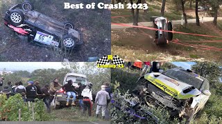 Rallye Best of Crash 2023 Compil accident flat out partie 2 BEST OF RALLY CRASH [upl. by Atirac162]