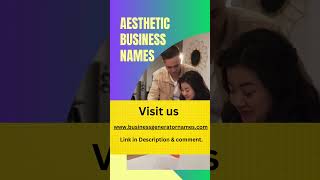 Aesthetic Business Names [upl. by Keefe385]