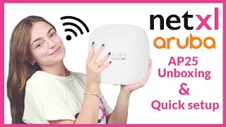 Unboxing BRAND NEW Aruba AP25 WiFi 6 Access Point [upl. by Iztim931]