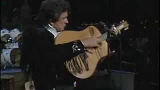 Johnny Cash  Ghost Riders In The Sky Live  1987 [upl. by Yemac]