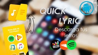 Como PONERLE LETRA a tus CANCIONES en ANDROID AppsGratis [upl. by Savell666]