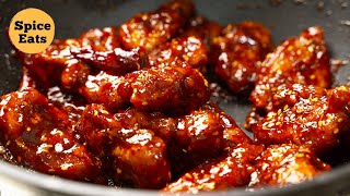 KOREAN FRIED CHICKEN  SWEET AND SPICY KOREAN FRIED CHICKEN  YANGNYEOM CHICKEN [upl. by Lilla]