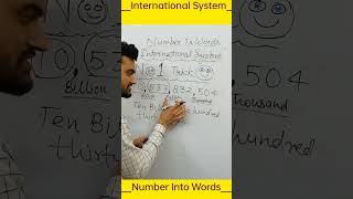 No 1 trick l Number into Words l International System maths tricks shorts viral reels short [upl. by Rednal]