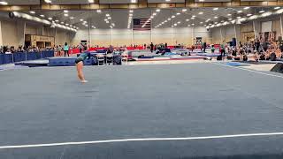 Tumbleweed Highlight  AAU Xcel Silver Floor Routine USA Invitational [upl. by Fisk350]