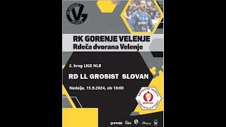 02KROG  LIGA NLB 2425 RK GORENJE VELENJE  RD LL GROSIST SLOVAN [upl. by Dadelos]