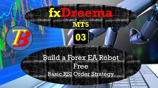 📈How to build a forex robot by fxDreema  EA Super Easy Indicator RSI moves within limits [upl. by Patric]