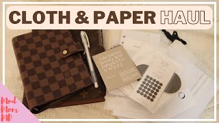 2023 Cloth amp Paper Planner Haul  Louis Vuitton GM amp MM Agenda  modmom md [upl. by Aneekal244]