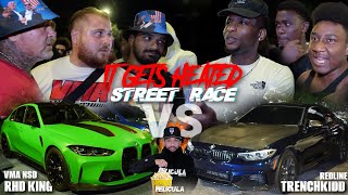 RARE BMW M3CS G80 RHD KING VS F32 440 STREET RACE HEATED INSANE DRAMA MUST WATCH CHECK HIS CAR 🤬 [upl. by Gilbertine]