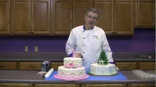 How To Cover And Finish a Cake Drum  Global Sugar Art [upl. by Brownley]