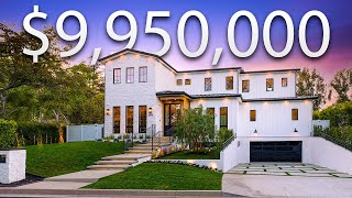 Touring A 9950000 MEGA MANSION With An UNDERGROUND MOVIE THEATER  Los Angeles Mansion Tour [upl. by Nosaj]