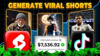 FREE Automatic AI Shorts Generator Generate Viral Monetizable YouTube shorts amp TikTok videos [upl. by Troxell774]