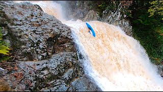 Upside Down on a Flooded waterfall in Wales Entry 32 Beaters For All 2021 [upl. by Hefter]