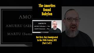 Amorites found Babylon Part 2 history historybuff babylon amorites [upl. by Yniattirb]