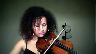 quotAll of the Lightsquot By Kanye West amp Rihanna Violin Cover by Korina Davis [upl. by Drahsar184]