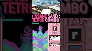 Insane Sand Tetris Combo shorts tetris [upl. by Ahsinav901]