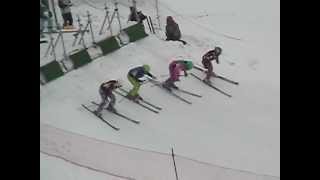 20130323 SKICROSS スキークロス全日本選手権 女子ファイナル [upl. by Demp]