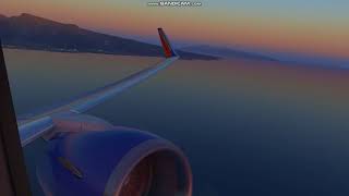 Xplane 11 Loud Buzzsaw Southwest airlines 738 takeoff Kahului xambience pro number 1 [upl. by Yrevi]