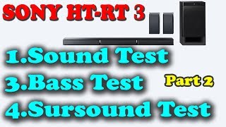 Sony HT RT 3 Sound Test On PC Part 2 HD [upl. by Bernelle]