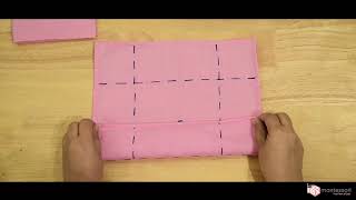 Montessori Napkin Folding [upl. by Hayne]