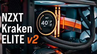 NZXT Kraken Elite v2 AIO  BOOSTED Looks amp Performance [upl. by Eiltan407]