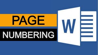 How to Add Page Numbers to a Word Document  Microsoft Word for Beginners [upl. by Stoffel]