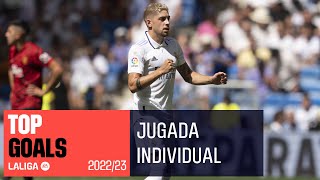 TOP GOALS JUGADA INDIVIDUAL LaLiga Santander 20222023 [upl. by Hadias]