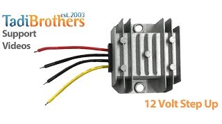 Setting up a 12V Step up converter for a Backup Bamera [upl. by Martel]