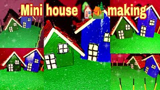 mini house making  waste material use of best product diy waste making craftidea793 [upl. by Setsero280]