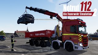 Brennendes EAuto  Notruf 112  Die Feuerwehr Simulation 2 [upl. by Jeuz129]