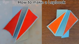 Lapbook Tutorial  How to make a Lapbook Tutorial basic lapbookscrapbook for school project [upl. by Courtnay919]