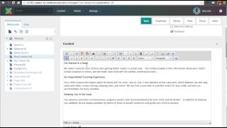 MODX Tutorials  editingupdating a page [upl. by Alleuqcaj]