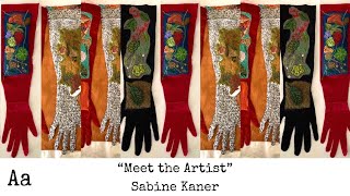 Meet The Artist No39  Sabine Kaner  Textile Artist [upl. by Dlonyer279]