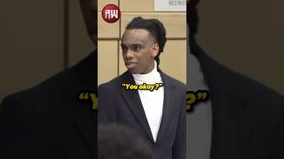 YNW Melly tries to calm down his mom during his trial 👀 [upl. by Imailiv627]