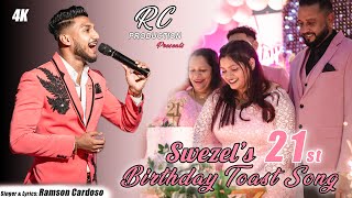 New Konkani Toast Song 2024  Swezel’s 21st Birthday  By Ramson Cardoso [upl. by Lebiram]