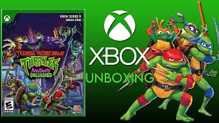 Teenage Mutant Ninja Turtles Mutants Unleashed Unboxing Xbox Series X [upl. by Gnahc]