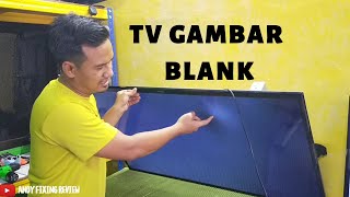 REPAIR TV  TV PANASONIC VIEIRA LED 55 INCI  GAMBAR BLANK  TAKDE DISPLAY [upl. by Sonia888]