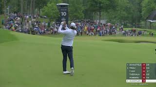 Scottie Schefflers great approach shot sets up opening birdie [upl. by Morris]