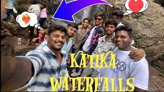 Araku Katika waterfalls viralvideo arakutrip comedy shortvideo friends [upl. by Oralle181]