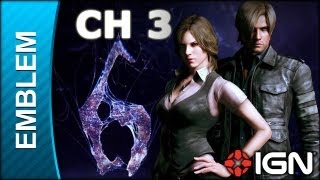 Resident Evil 6 Leon and Helena Chapter 3 Emblems [upl. by Bradlee796]