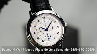 Raymond Weil Maestro Phase de Lune Semainier 2859STC00659 [upl. by Lindy602]