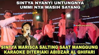 Sintya Marisca Salting Saat Karaoke Diteriaki Penonton Abidzar Mana Abidzar Jawaban Sintya Baper [upl. by Akinam]