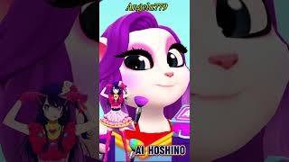 Ai Hoshino🧚 My Talking Angela 2 short funny aihoshino like my anime makeover tutorial [upl. by Eiznek508]