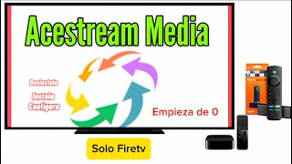 Acestream media Live solo Fire tv stick o FireTv lite  Aprende a usar streaming en 4K —139225 [upl. by Ellerrad]