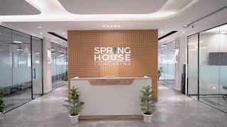 Spring House Coworking  JMD Galleria Sohna Road  Location walkthrough  Coworking Space [upl. by Sirred292]