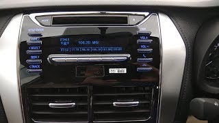 Connecting mobile to Toyota yaris j variant base Variant 2018 Infotainment system Explained [upl. by Leina]