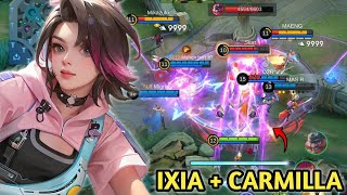 Diikat Carmilla Dijogedin Ixia Combo Enak IxiaCarmilla  Mobile Legends [upl. by Iew170]